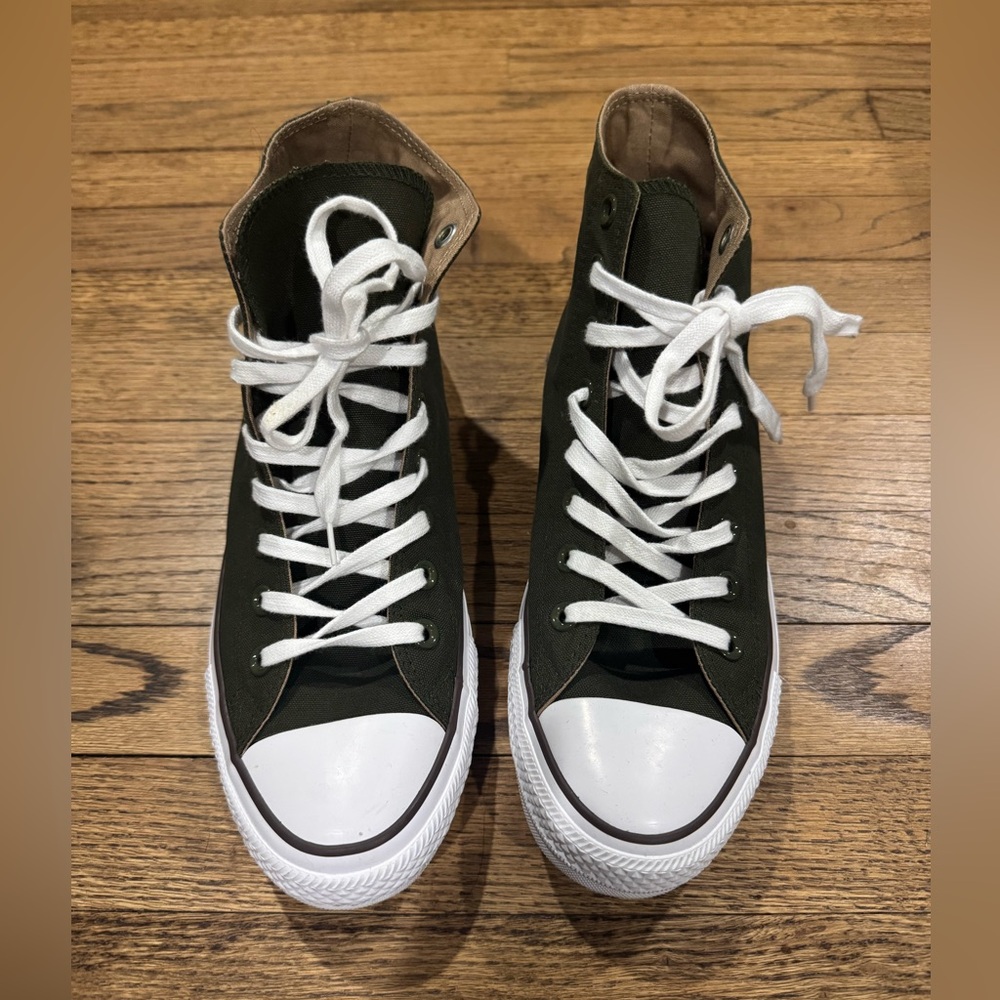 Converse All Star Utility Green/Teak/White Mens 10 Women’s 12 - Picture 15 of 15